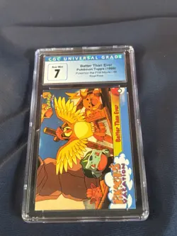 Cgc 7 Better Than Ever 56 Topps first print pokemon the first movie card - Image 5