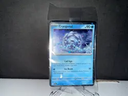 Cryogonal 047 SEALED 2025 Pokemon Surging Sparks Holiday Festive Stamp Card NM+ - Image 1
