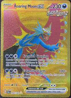 Roaring Moon ex 262/182 SV04: Paradox Rift Holo - Pokemon Card - Image 1