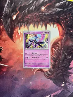 Xerneas 064/132 Pokemon Mega Evolution Non-Holo Build & Battle EXCLUSIVE Card ✨ - Image 2