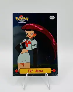 1999 Topps Pokemon Series 1 TV9 Jesse Holo Foil Card Rare - Image 1