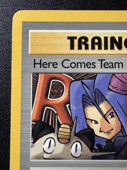 1st Edition Here Comes Team Rocket 71/82 Team Rocket Pokemon Card Rare LP - Image 3