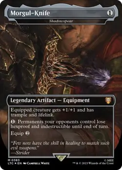 Morgul-Knife - Shadowspear (Surge Foil) -Foil Near Mint MTG - Image 1