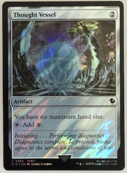Thought Vessel (Surge Foil) Commander: Final Fantasy Foil NM - Image 1