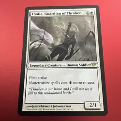 Thalia, Guardian of Thraben - NM - Dark Ascension 24 - MAGIC THE GATHERING - Image 2