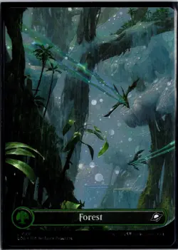 Forest (0371) (Borderless) (Galaxy Foil) L Edge of Eternities 371 NM - Image 1