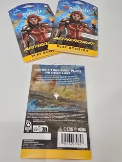 Magic: The Gathering Aetherdrift Play Booster - lot of 3 Packs Sealed - Image 2