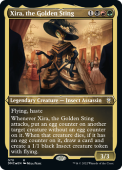 x1 Xira, the Golden Sting - Foil Etched R MTG Commander: Dominaria United M/NM, - Image 1