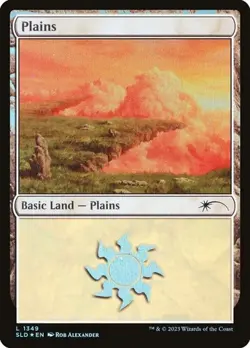 2x Plains (#1349) - Foil SLD NM MTG - Image 1