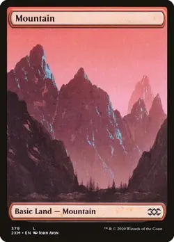 Mountain (#379) - Foil Double Masters NM MTG - Image 1