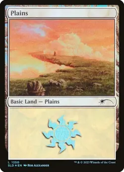 2x Plains (#1350) - Foil SLD NM MTG - Image 1