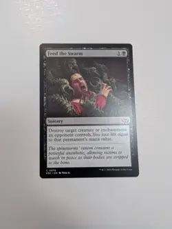 MTG - Feed the Swarm - Commander: Duskmourn (DSC) NM/M Condition - Image 1