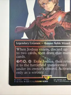 Joshua, Phoenix's Dominant (Borderless) Final Fantasy Foil - Image 5