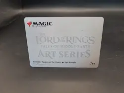 MTG Boromir, Warden of the Tower ART SERIES - Lord of the Rings Magic Card #1/81 - Image 3