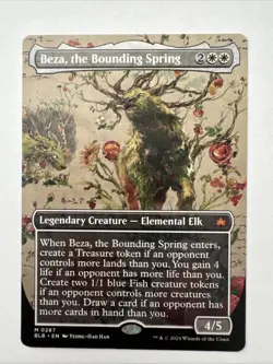 Beza, the Bounding Spring (Borderless) Bloomburrow Regular - Image 1
