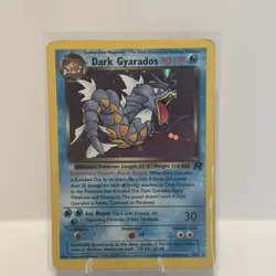 Pokemon TCG Dark Gyarados Holo Unlimited Rare Team Rocket 8/82 - Image 1