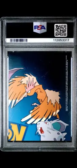1999 TOPPS POKEMON #TV7 PROFESSOR OAK SER.1 CHARACTER CARDS-FOIL PSA 8 NM-MT - Image 2
