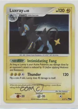 Luxray Pokemon Organized Play Promotional Series 8 #3 2008 - Image 1