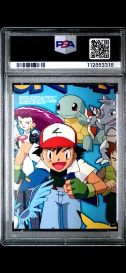 1999 TOPPS POKEMON #TV9 JESSE SER.1 CHARACTER CARDS-FOIL PSA 9 MINT - Image 2