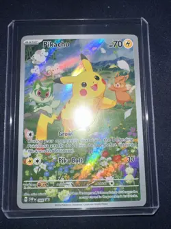 Pokemon TCG Pikachu SVP088 Black Star Promo Paldea Adventure Chest - Image 1