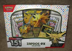 Pokemon TCG Scarlet & Violet 151 Zapdos Ex Collection Box - Image 1