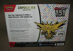 Pokemon TCG Scarlet & Violet 151 Zapdos Ex Collection Box - Image 2