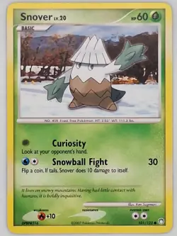 Snover 101/123 Pokemon - Diamond and Pearl Mysterious Treasures LP - Image 1