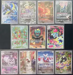 Pokemon Mega Evolution Illustration Rare Lot - 11 Cards NM - Image 1