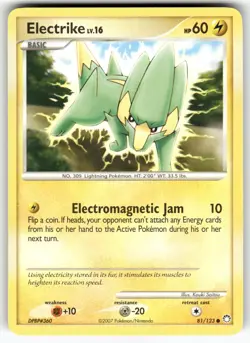 Electrike Mysterious Treasures Common Pokemon Lightly played - Image 1