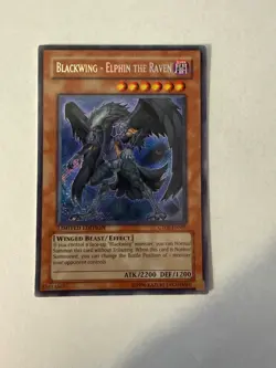 YuGiOh Blackwing - Elphin the Raven CT06-ENS01 Limited Edition Secret Rare NM - Image 1