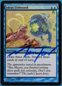 Ideas Unbound FOIL Saviors of Kamigawa NM Common SIGNED CARD (505099) ABUGames - Image 1