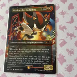 MTG Secret Lair Sonic The Hedgehog Friends Foes Shadow Non Foil Card - Image 2