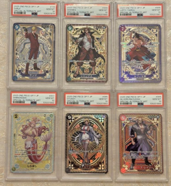 One Piece Card Game Tarot Art 6-Card Consecutive Set PSA 10 - Image 1