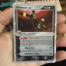 Umbreon ex 112/115 EX Unseen Forces 2005 Holo Rare Pokemon Card TCG Played - Image 1