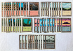 Magic: The Gathering 4th Ed. Basic Land 60 Card LOT - MTG - Fourth Edition 1995 - Image 1