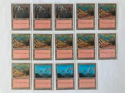 Magic: The Gathering 4th Ed. Basic Land 60 Card LOT - MTG - Fourth Edition 1995 - Image 2