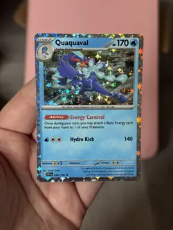 Quaquaval 054/198 Cosmos Holo Promo Pokemon Card SV Base Set - Image 1