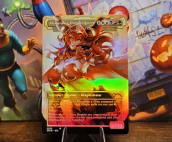 DIY The Ur-dragon Borderless Foil Playtest Card For MTG EDH Alexstrasza Ver. - Image 2