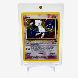 Mew WoTC Black Star Promo #9 Pokemon Card Holo Foil Rare LP - Image 1