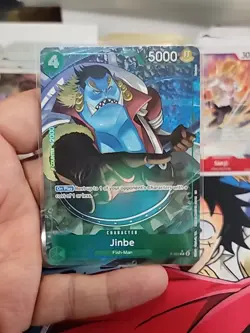 PRB02 P-063 Jinbe Alt Art (English) One Piece Card NM Foil - Image 2