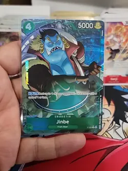 PRB02 P-063 Jinbe Alt Art (English) One Piece Card NM Foil - Image 3