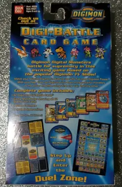 Digimon Digi-Battle Card Game Starter Set NEW & SEALED IN BOX Vintage - Image 2