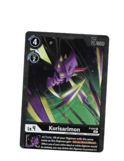 Digimon CCG Kurisarimon P-045 P Promo Foil Card NM - Image 1