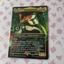 MTG Dr. Eggman Secret Lair Drop Regular Card Mythic. More In Store Sonic - Image 1