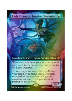 Magic the Gathering MTG SPM Lady Octopus, Inspired Inventor 252 Foil Near Mint - Image 1