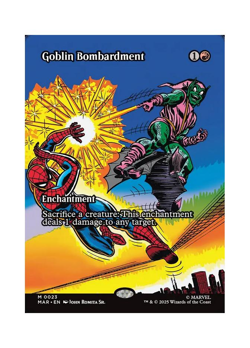 Magic the Gathering MTG MAR Goblin Bombardment 23 Regular Near Mint - Image 1