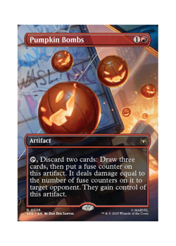 Magic the Gathering MTG SPE Pumpkin Bombs 26 Regular Near Mint - Image 1