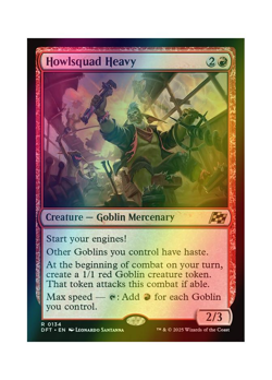 Magic the Gathering MTG DFT Howlsquad Heavy 134 Foil Near Mint - Image 1