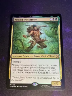 MTG * Kraven the Hunter Spider-Man * 1X * NM - Image 1