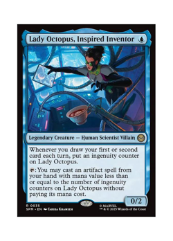 Magic the Gathering MTG SPM Lady Octopus, Inspired Inventor 35 Regular Near Mint - Image 1